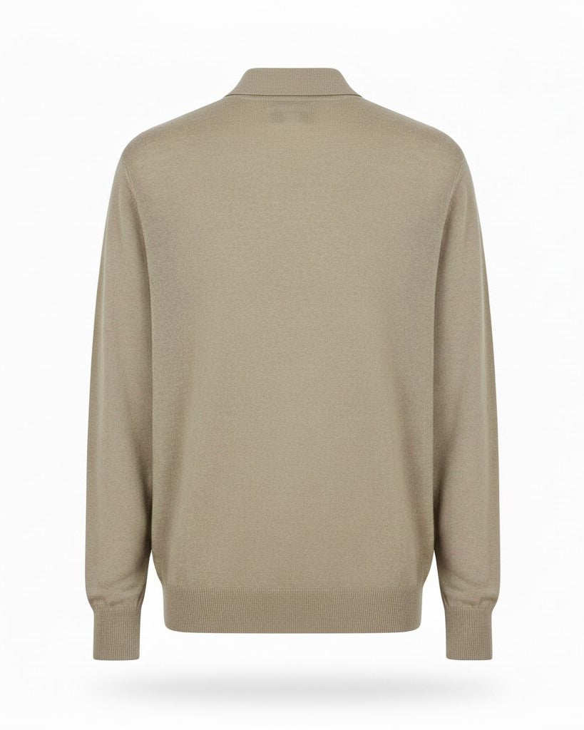 Men's Simple Collared Sweater