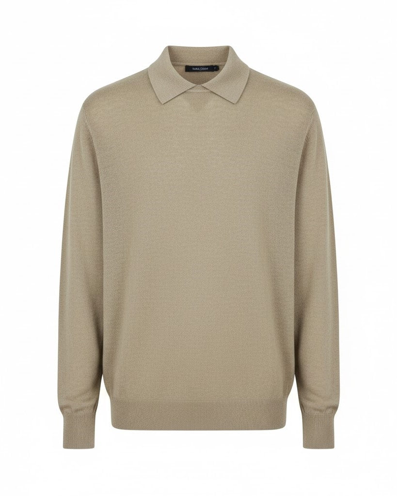 Men's Simple Collared Sweater