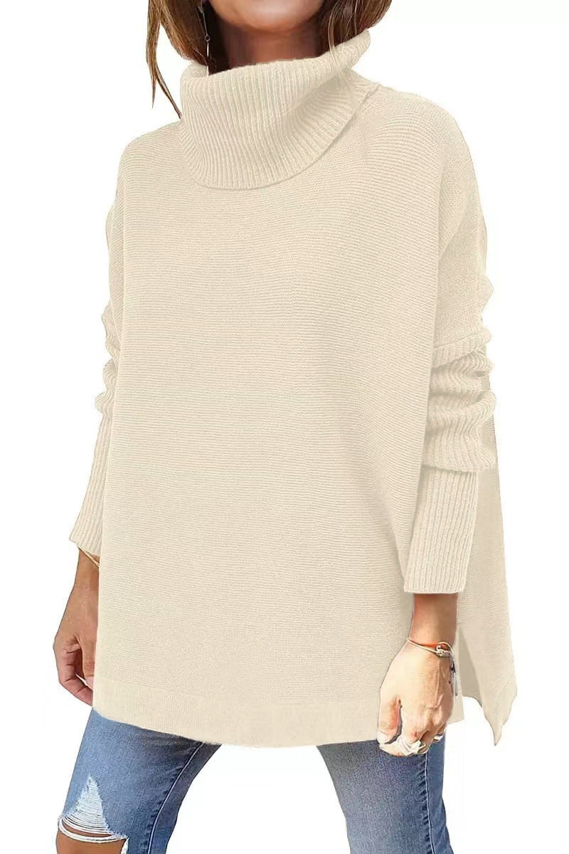 VELUNA Oversized Turtleneck Jumper