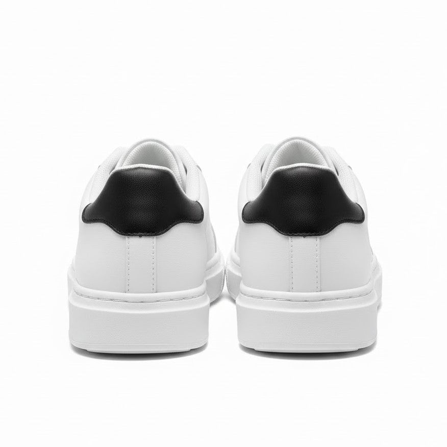 Women’s White Sneakers with Rubber Sole