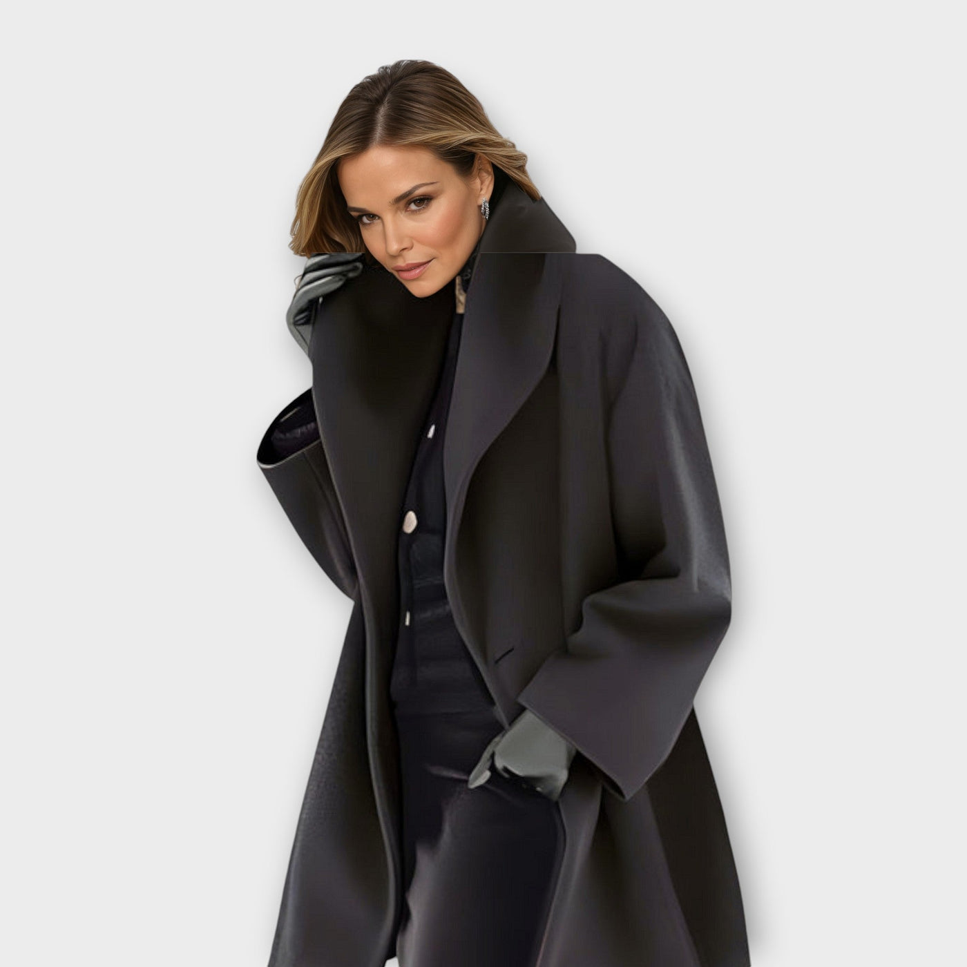 Ella -  Luxury Windproof Wool Coat