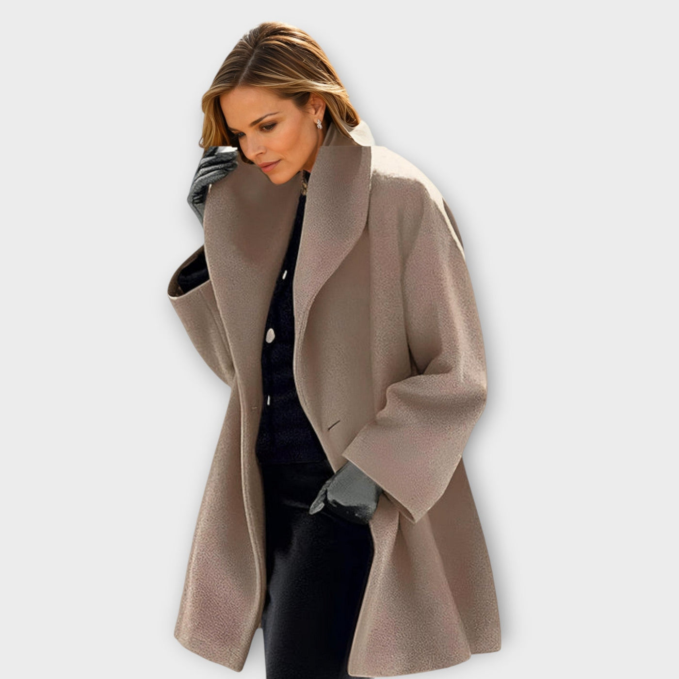 Ella -  Luxury Windproof Wool Coat